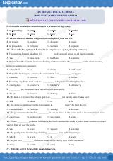 Đề thi giữa kì 2 Tiếng Anh 10 Friends Global - Đề số 6